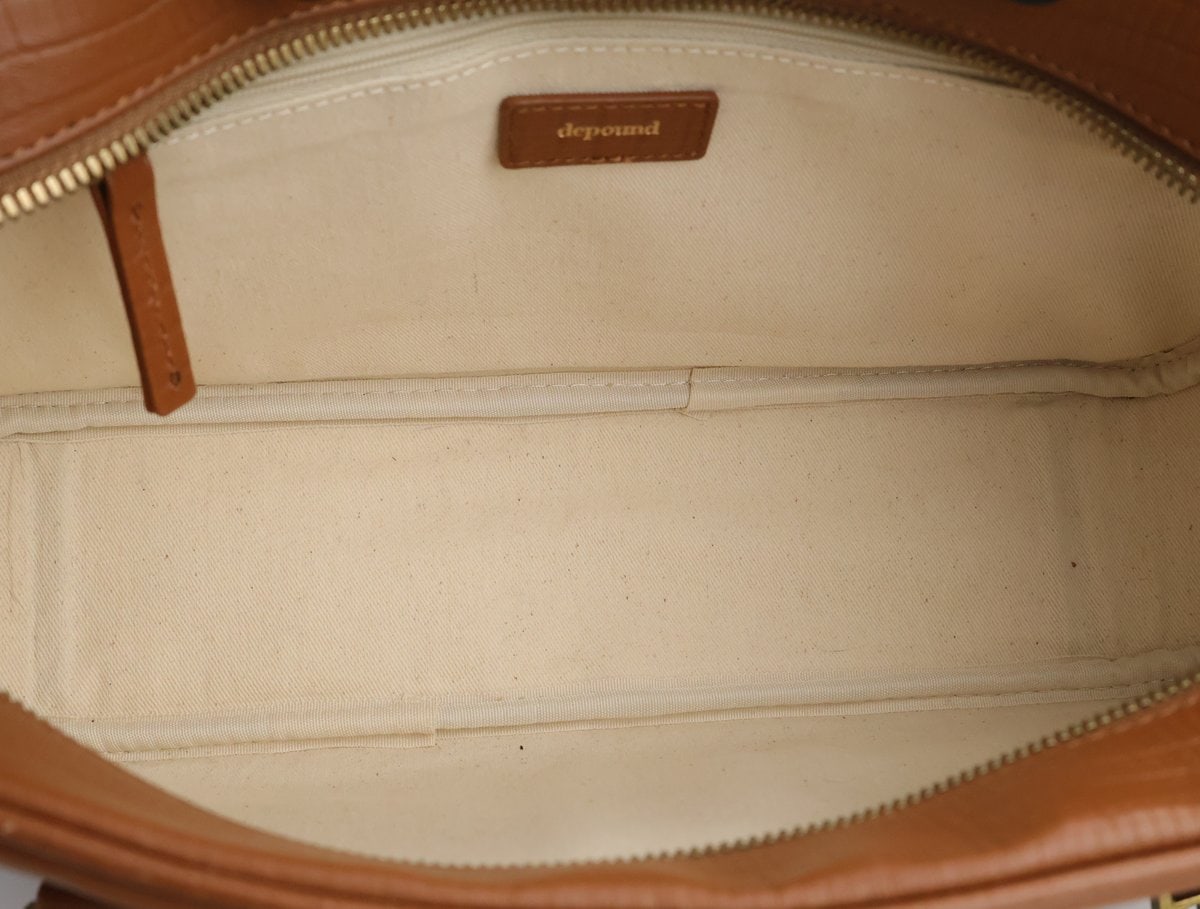 드파운드 파니니 스퀘어 숄더백 코코카멜 이미지 8