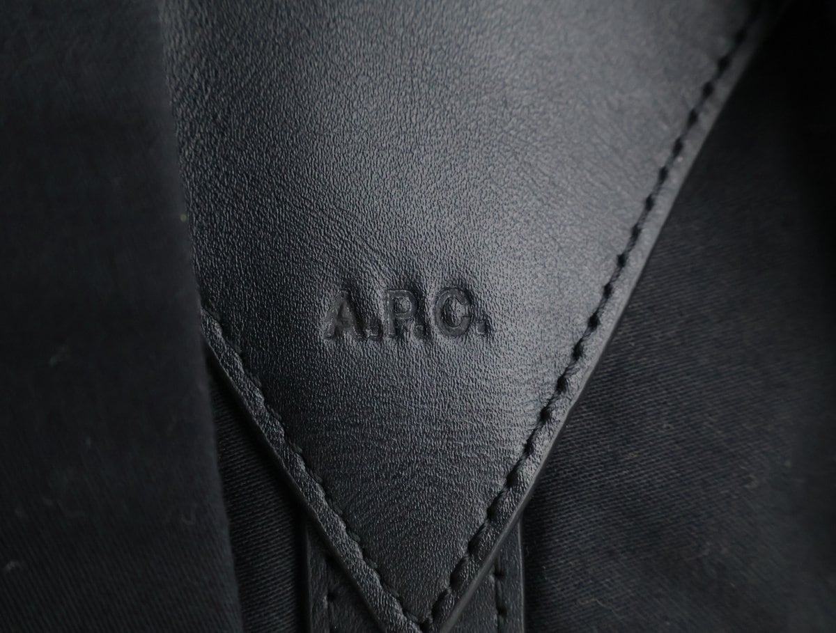 아페쎄 APC 블랙 나일론 백팩 상세 이미지 7