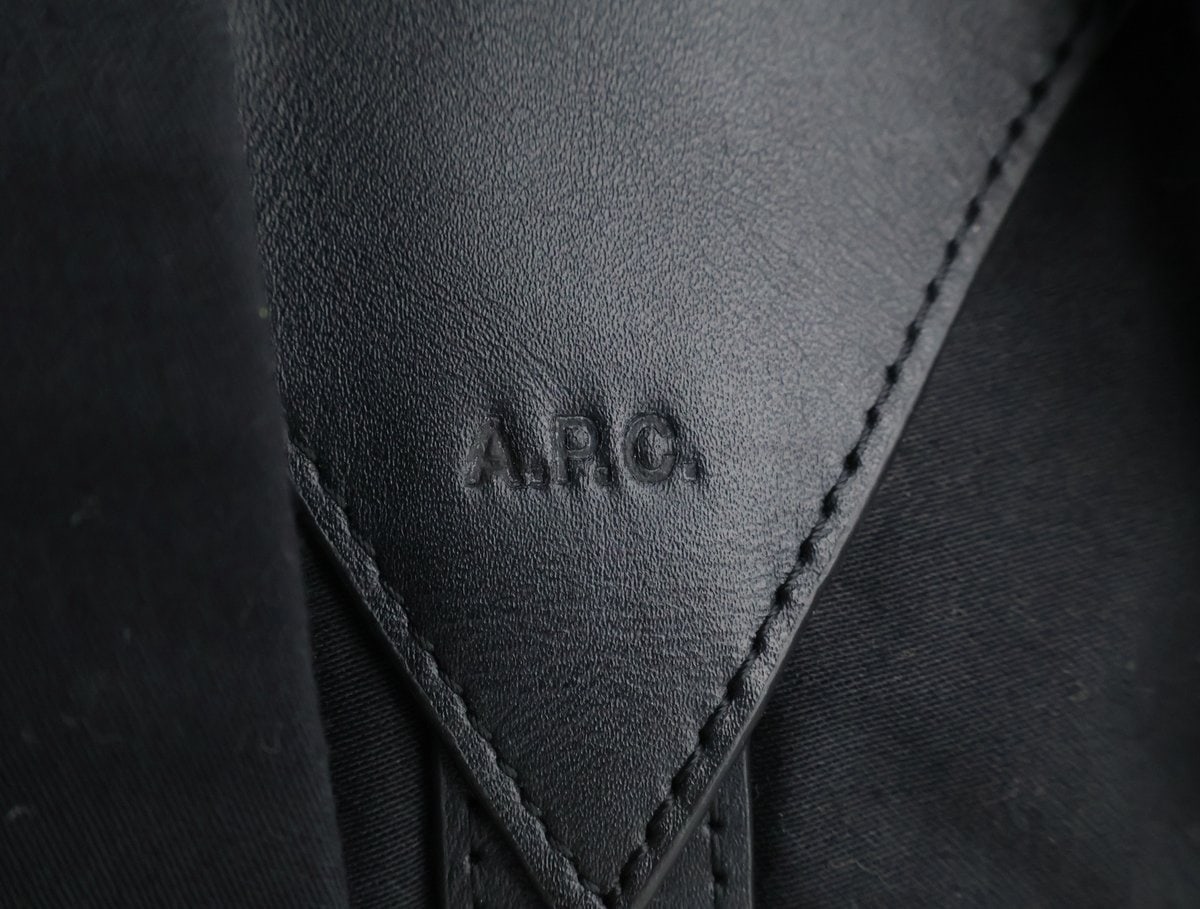 아페쎄 APC 블랙 나일론 백팩 이미지 7