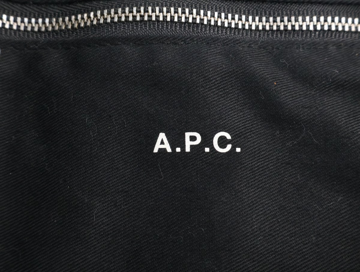 아페쎄 APC 블랙 나일론 백팩 이미지 9