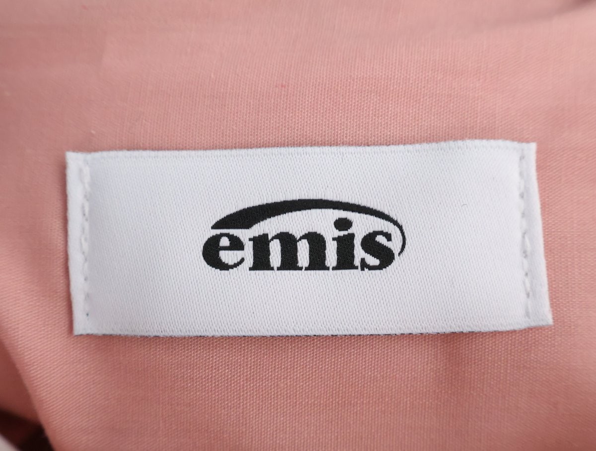이미스 emis 퍼 하프 문 플랩 백 숄더백 핑크 이미지 9
