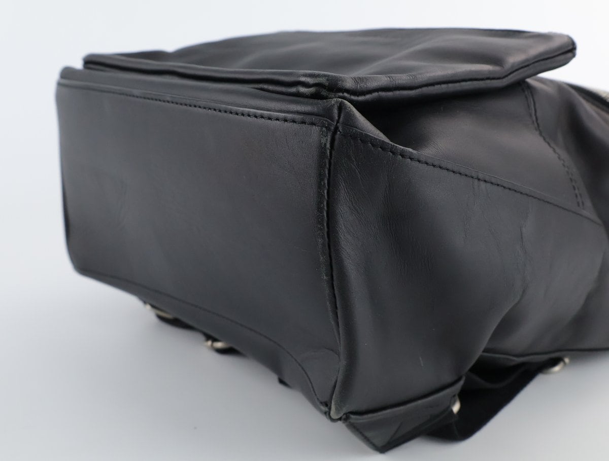 만다리나덕 소가죽 레더 백팩 블랙  상세 이미지 6