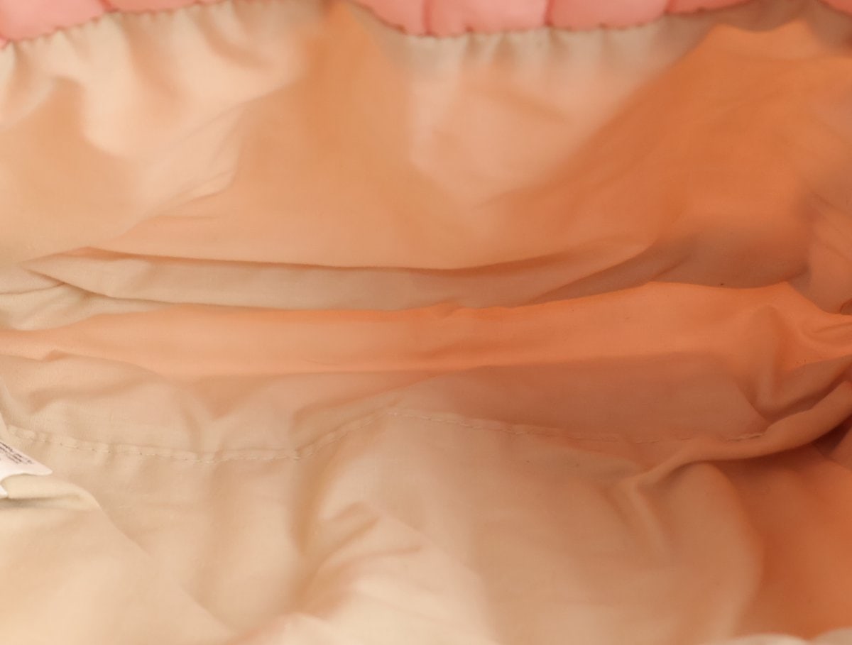 시엔느 퀼팅 패딩백 토트백 베이비핑크 이미지 9