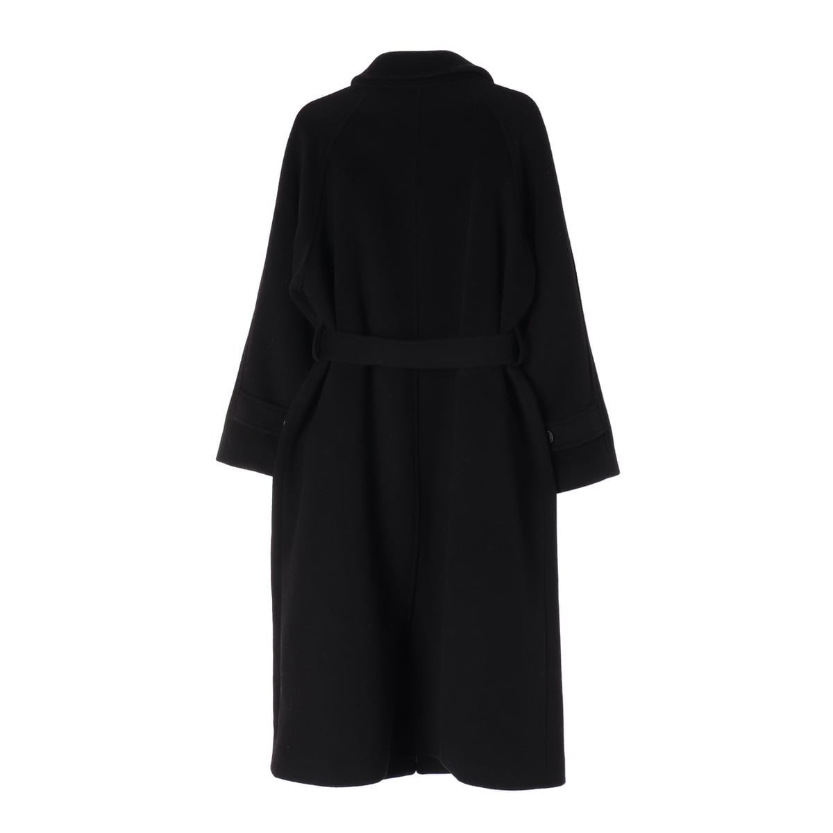 룩캐스트 22FW 울 블렌드 벨티드 롱 코트 상세 이미지 2