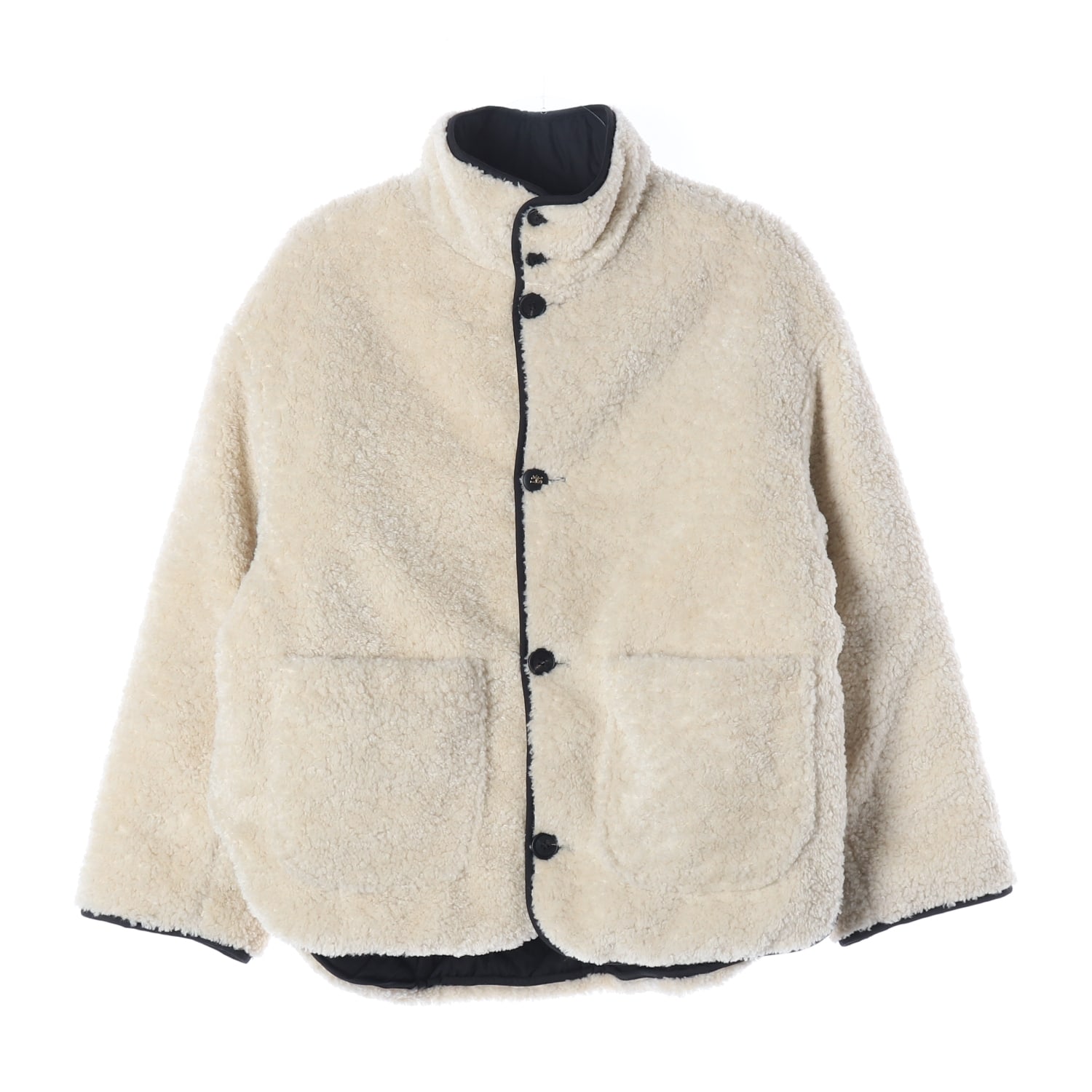 룩캐스트 22FW HARPER 리버서블 점퍼 플리스 재킷 이미지 1