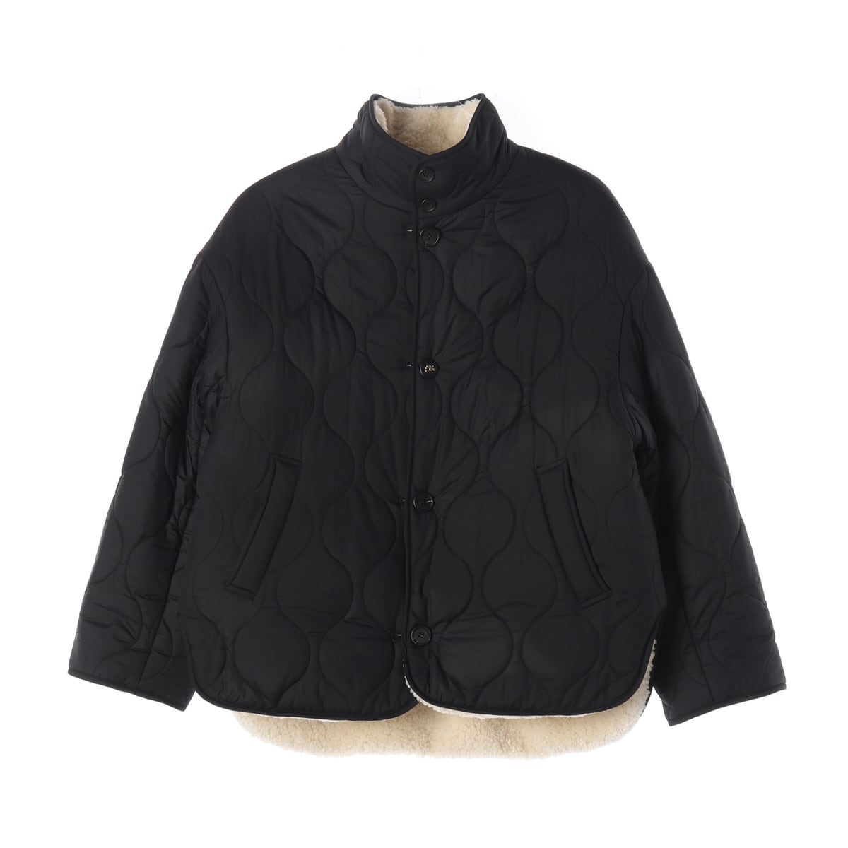 룩캐스트 22FW HARPER 리버서블 점퍼 플리스 재킷 상세 이미지 3