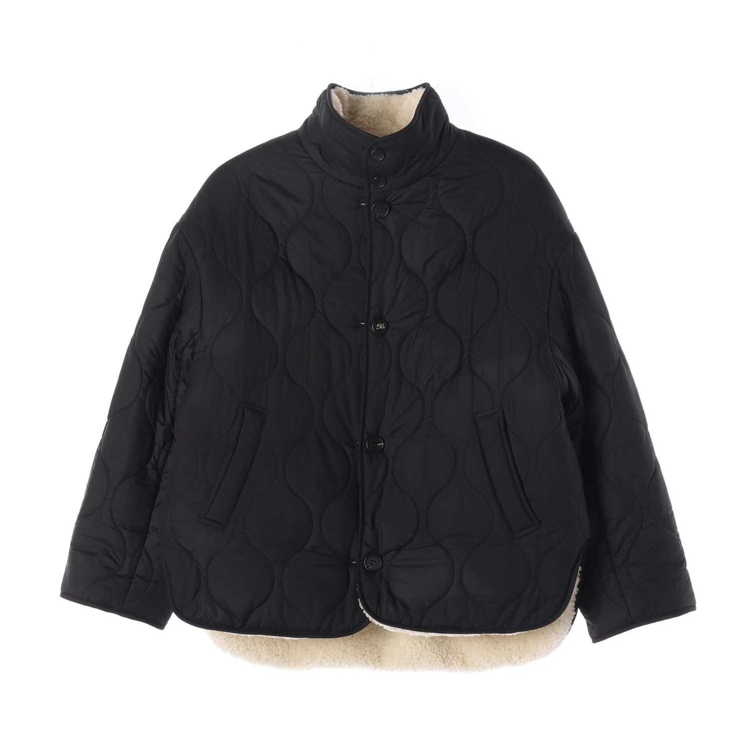 룩캐스트 22FW HARPER 리버서블 점퍼 플리스 재킷 이미지 3