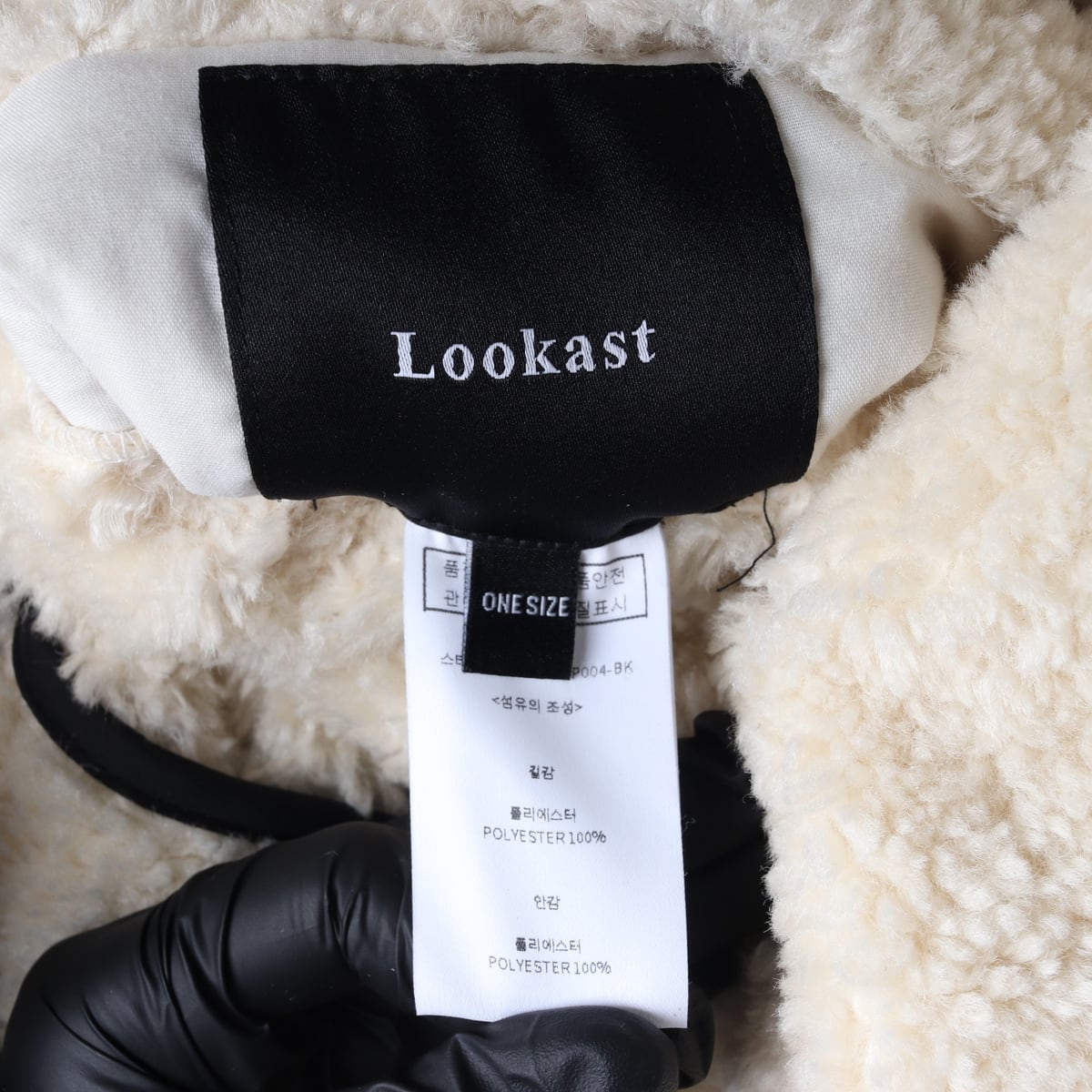 룩캐스트 22FW HARPER 리버서블 점퍼 플리스 재킷 상세 이미지 5