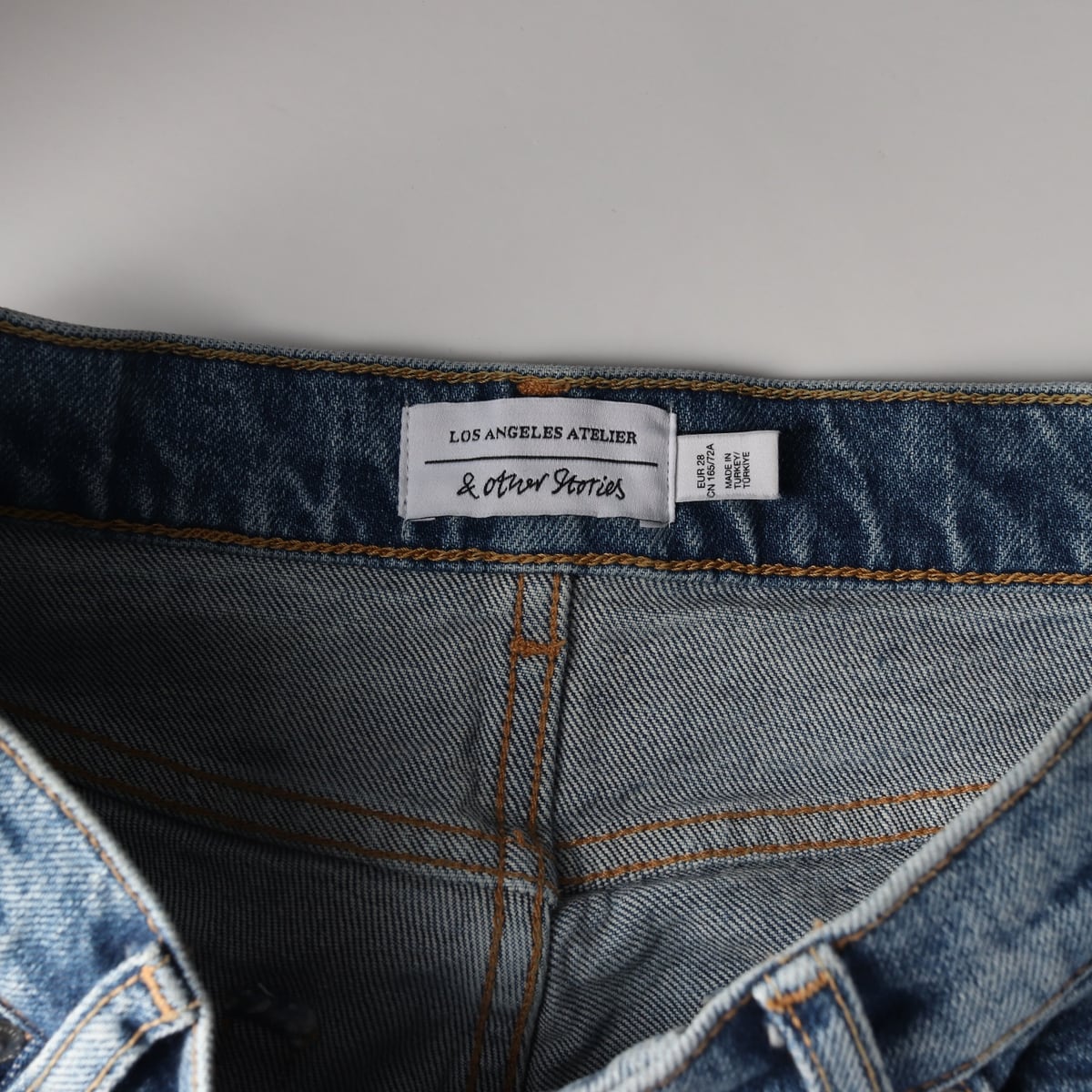 앤아더스토리즈 스트레이트 와이드핏 데님팬츠 W28 상세 이미지 3