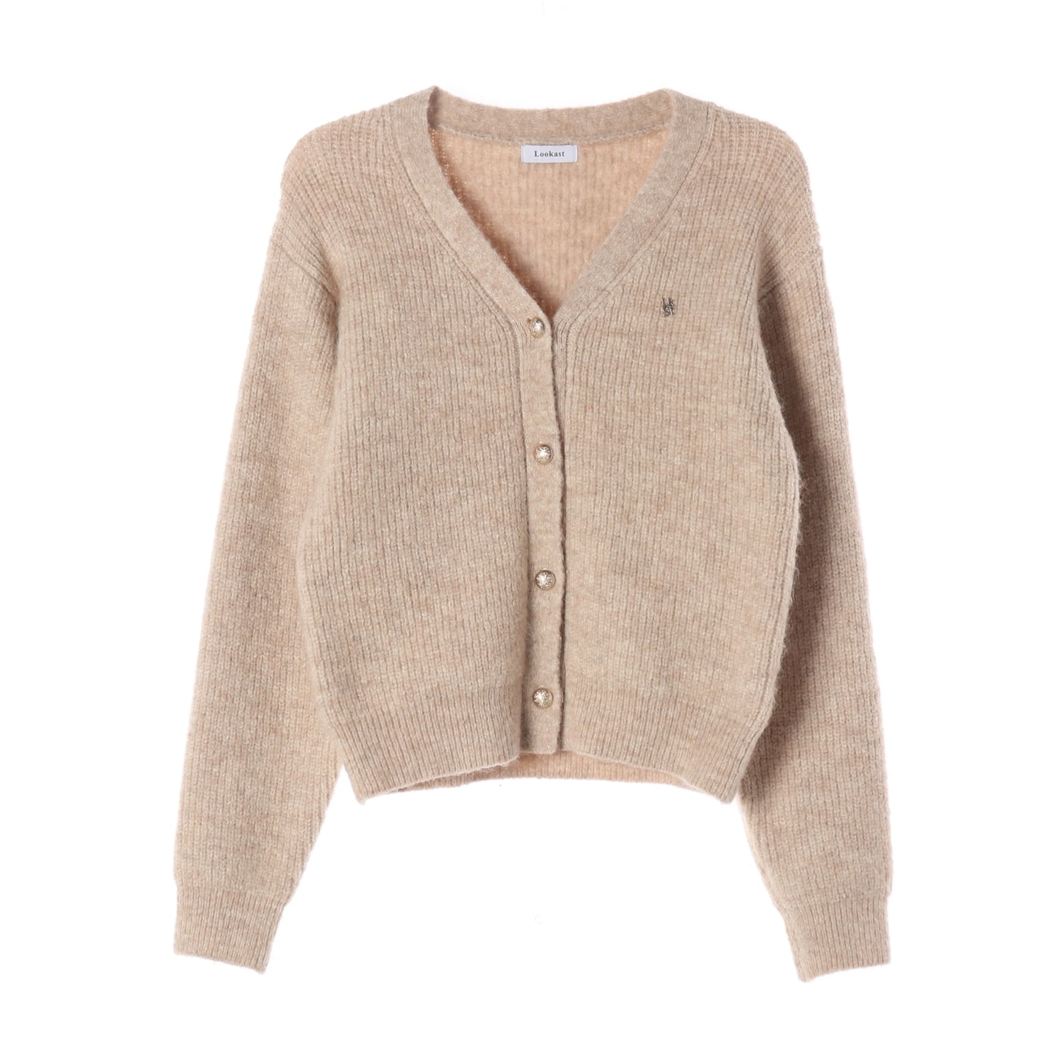 룩캐스트 22FW 알파카 울 블렌드 니트 가디건 이미지 1