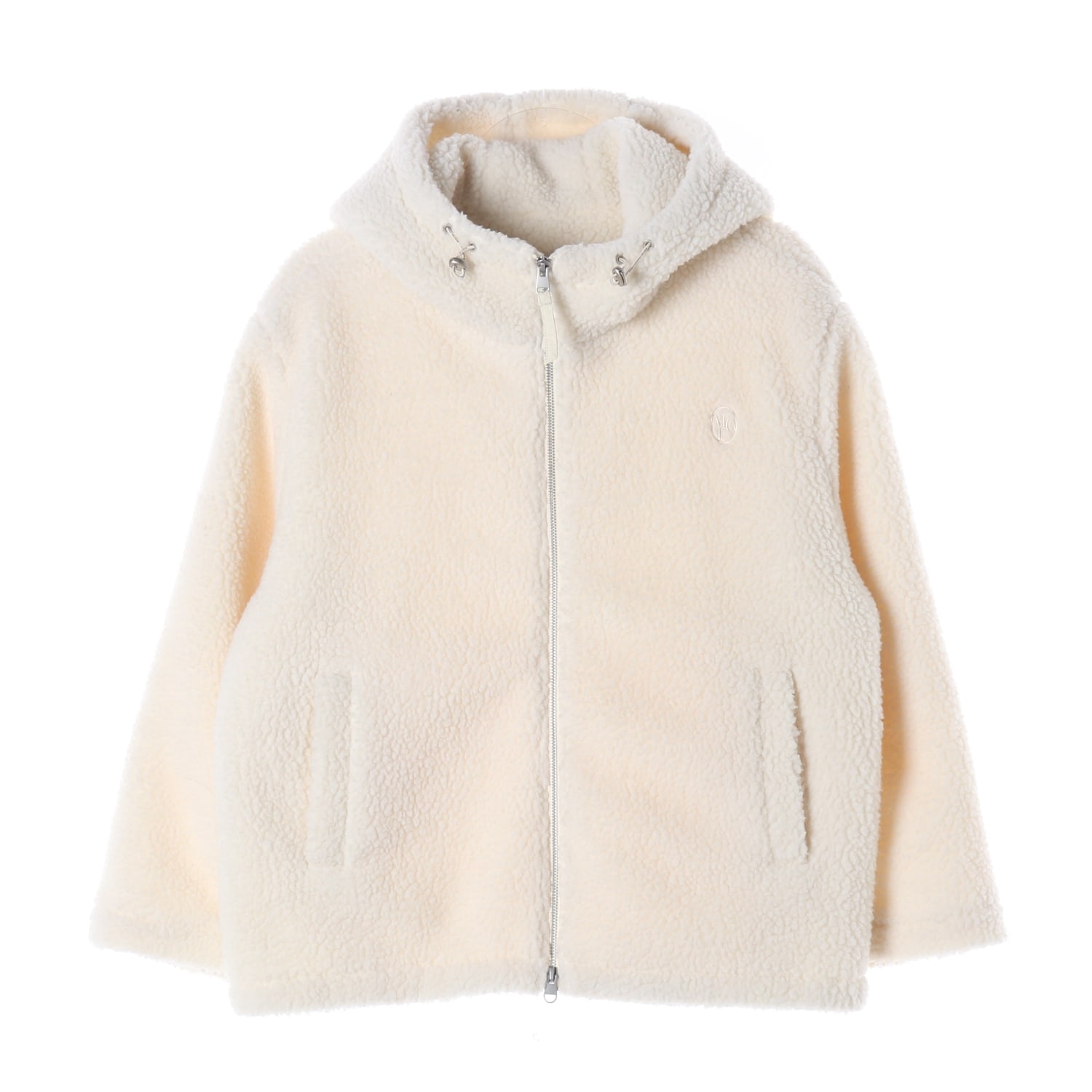 마리떼 프랑소와 저버 23FW 플리스 뽀글이 후드집업 옐로우 이미지 1