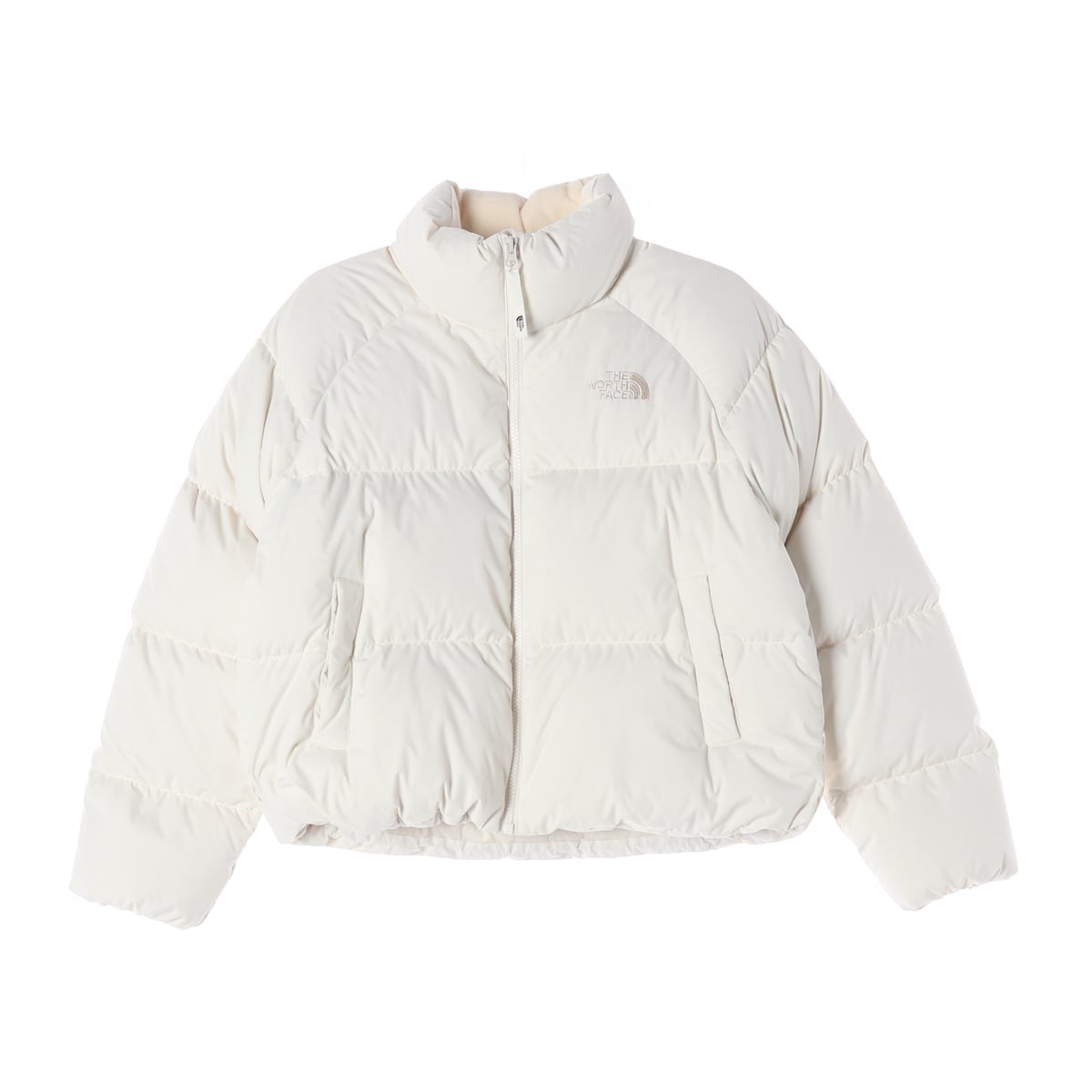 노스페이스 23FW 우먼 로프티 다운 재킷 V2 크림 숏 패딩 상세 이미지 1