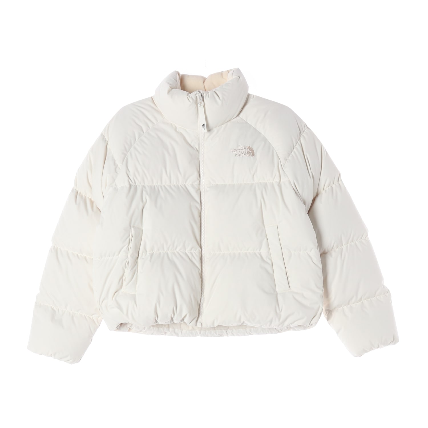 노스페이스 23FW 우먼 로프티 다운 재킷 V2 크림 숏 패딩 이미지 1
