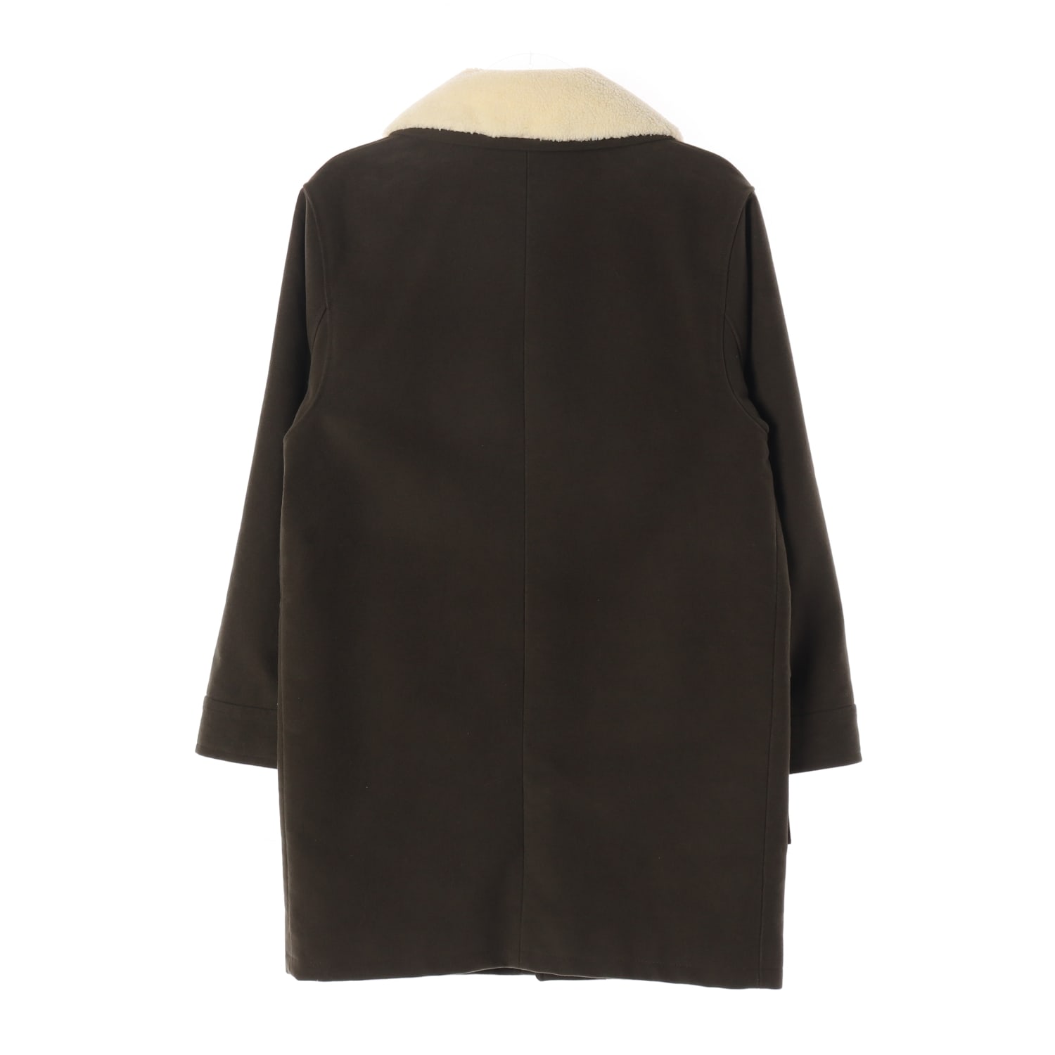 아페쎄 A.P.C. Boreale 코튼 몰스킨 시어링 카라 코트 이미지 3
