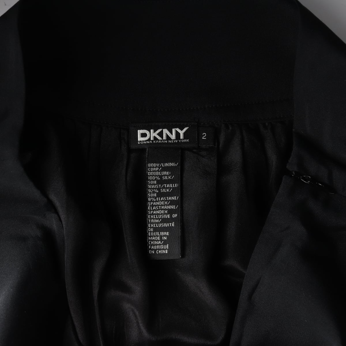 디케이엔와이 DKNY 실크 100% 플리츠 스커트 상세 이미지 3