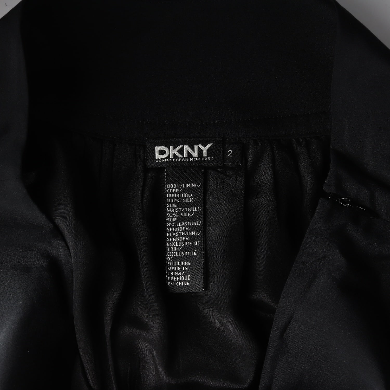 디케이엔와이 DKNY 실크 100% 플리츠 스커트 이미지 3