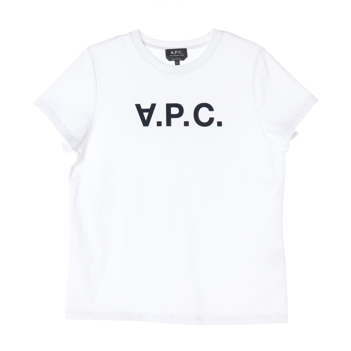 아페쎄 A.P.C. 22SS 로고 프린트 코튼 반팔 티셔츠 상세 이미지 1