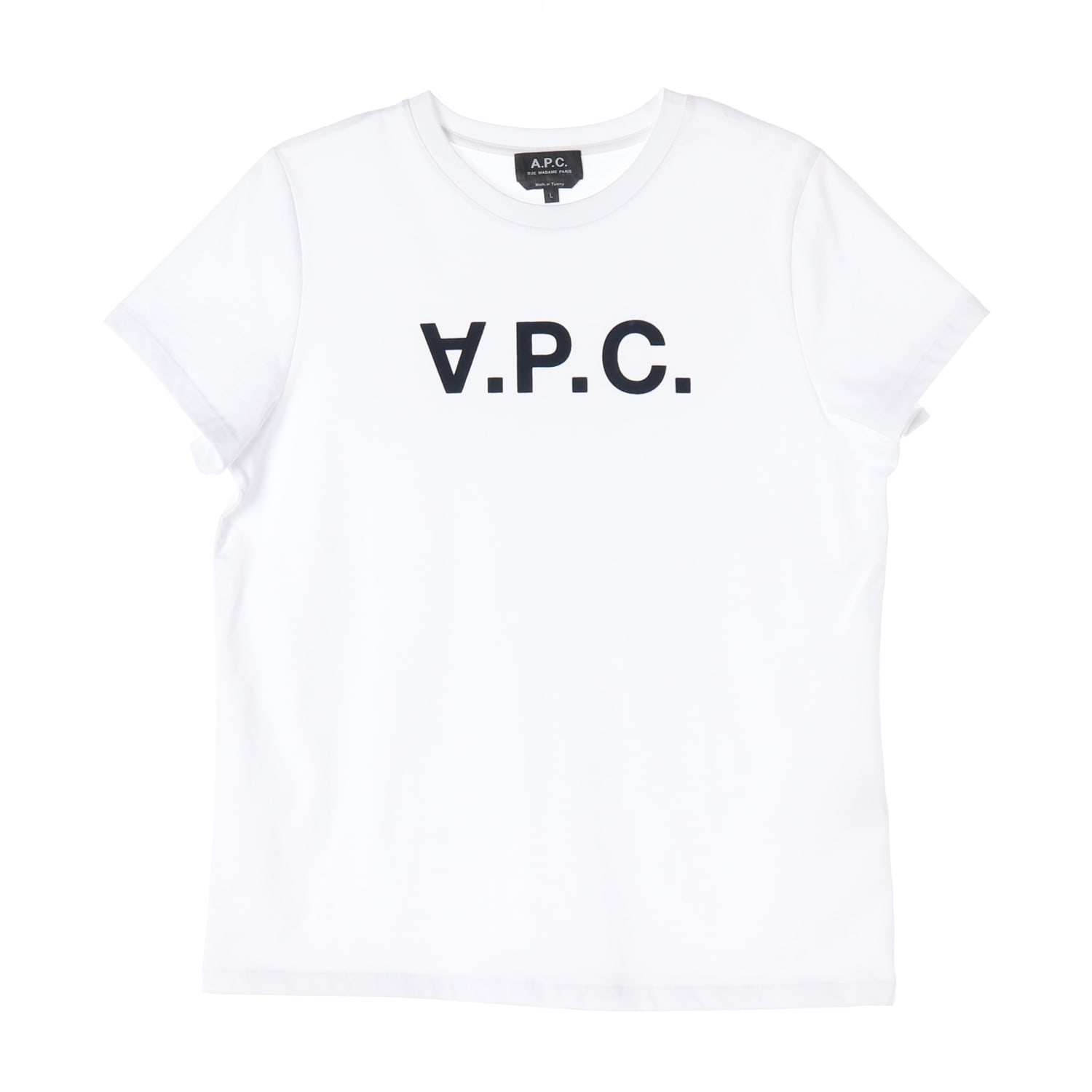 아페쎄 A.P.C. 22SS 로고 프린트 코튼 반팔 티셔츠 이미지 1