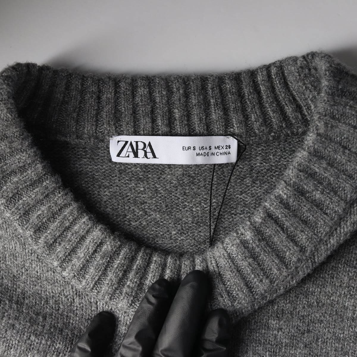 (새상품) 자라 24FW 그레이 울 블렌드 니트 스웨터 상세 이미지 3
