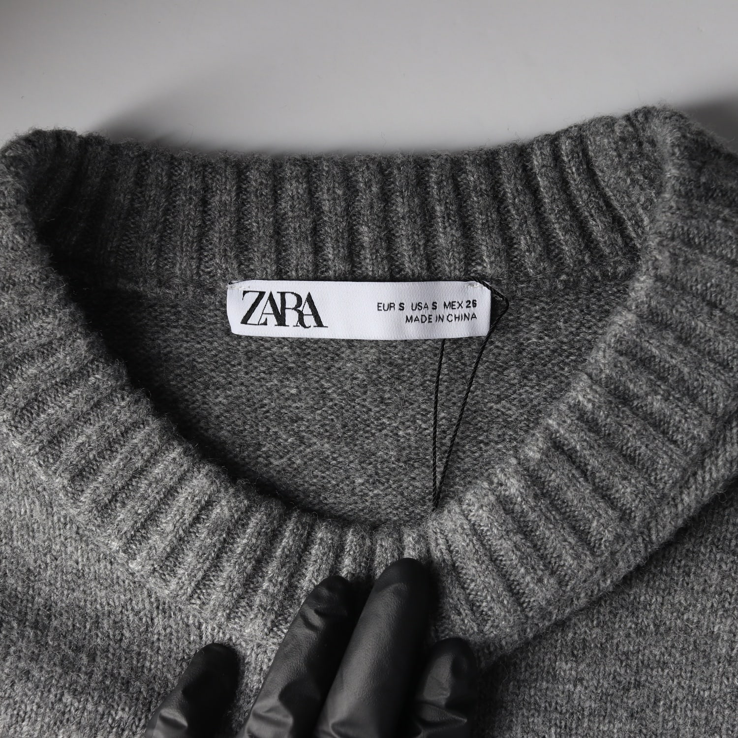 (새상품) 자라 24FW 그레이 울 블렌드 니트 스웨터 이미지 3