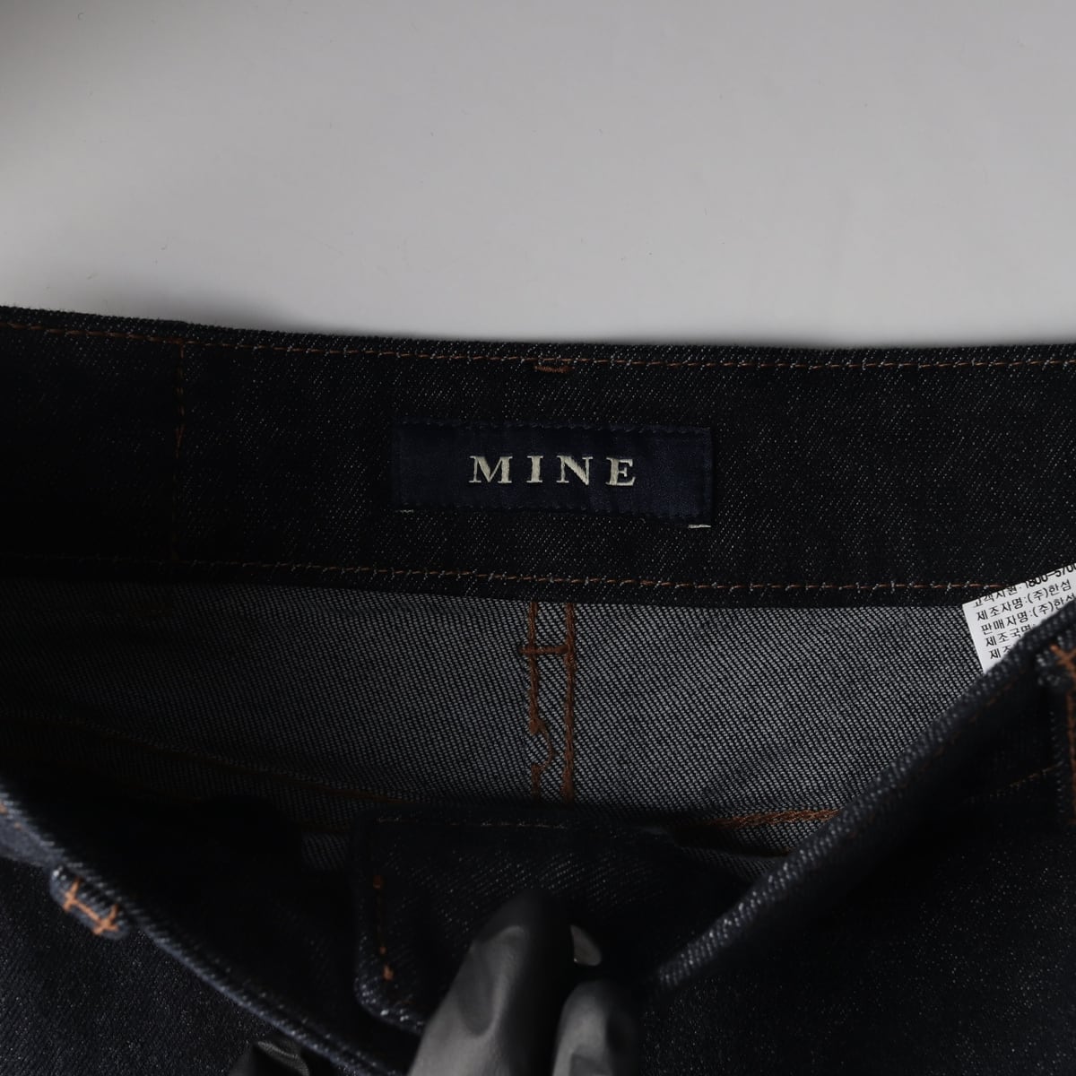 마인 25SS 세미 부츠컷 데님팬츠 상세 이미지 3