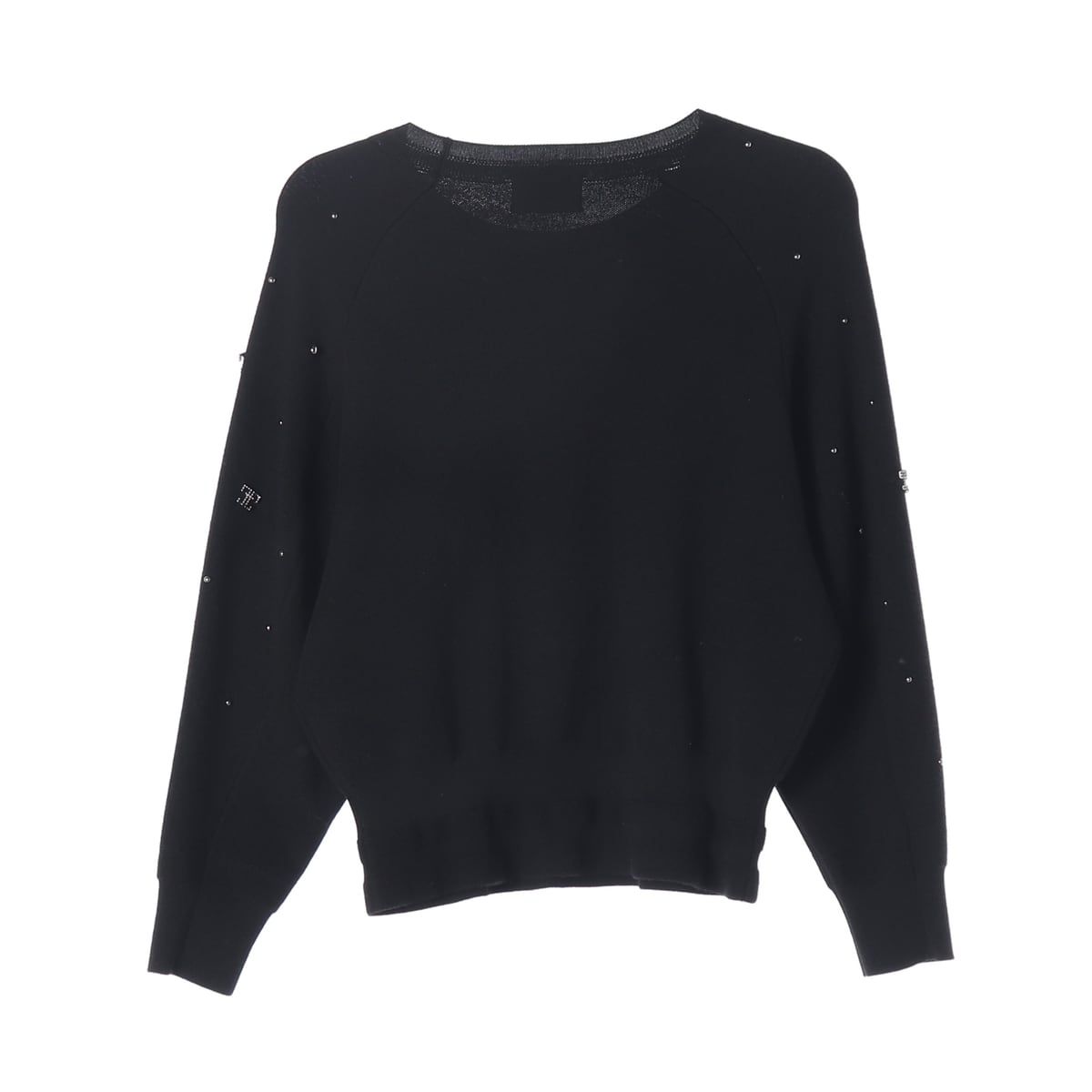 타임 22FW 울 실크 블렌드 자수 디테일 니트 상세 이미지 2