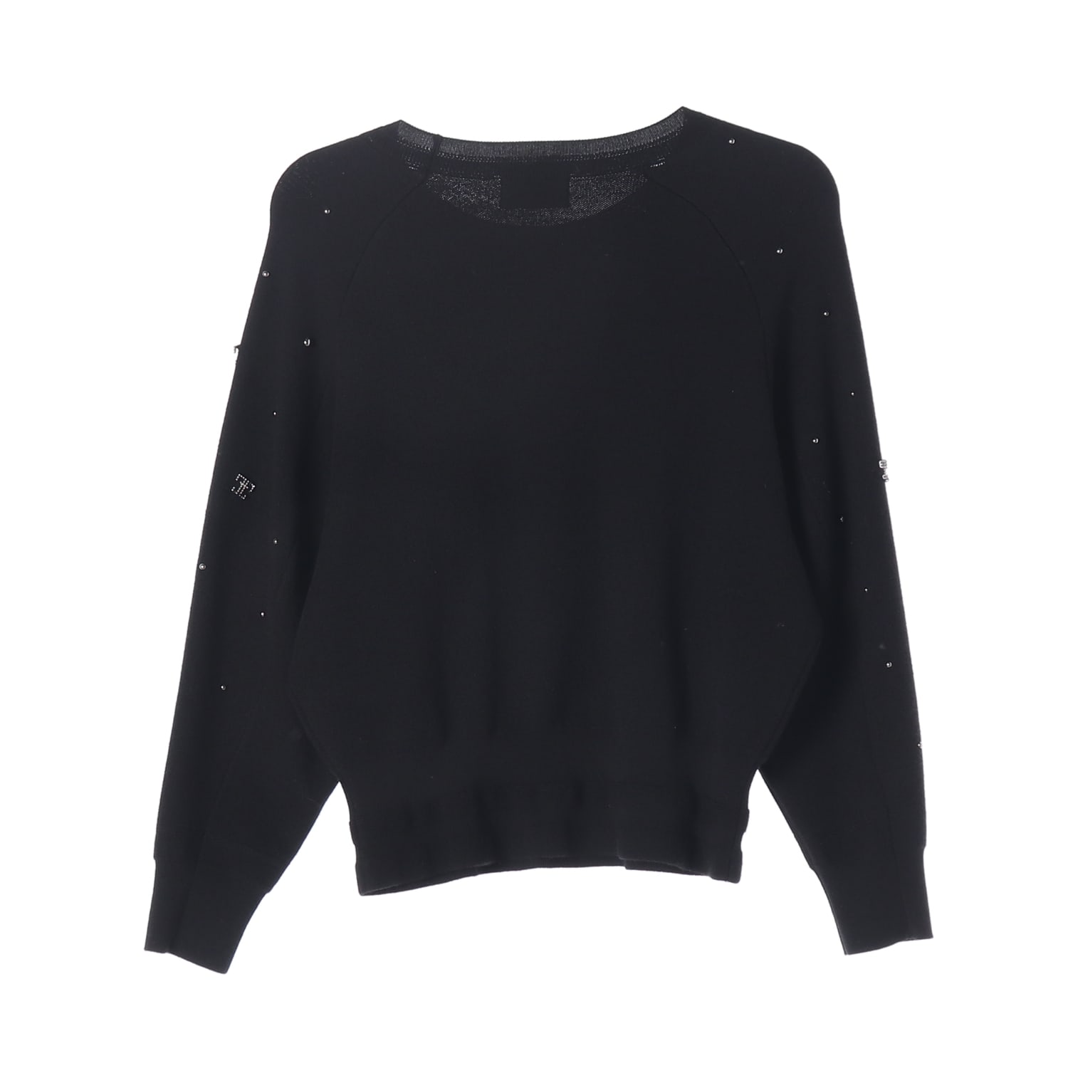 타임 22FW 울 실크 블렌드 자수 디테일 니트 이미지 2