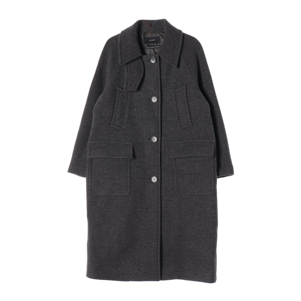 온앤온 22FW 울 캐시미어 블렌드 롱 코트 상세 이미지 1