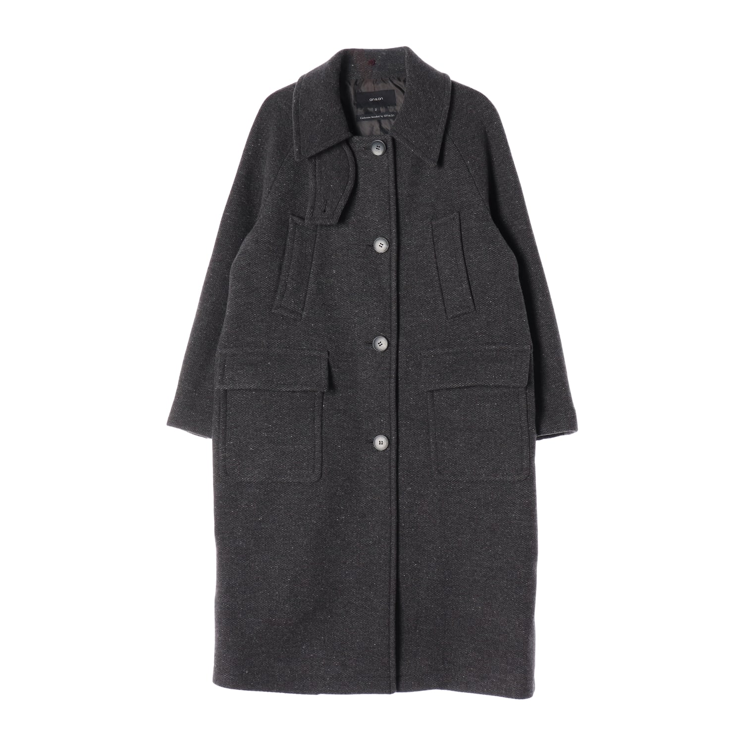 온앤온 22FW 울 캐시미어 블렌드 롱 코트 이미지 1