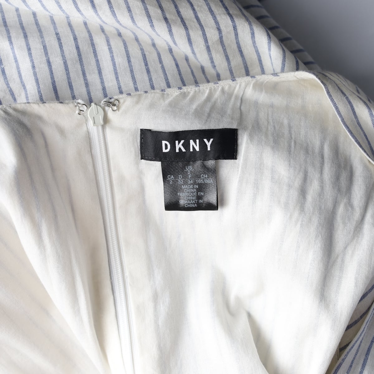 디케이엔와이 DKNY 린넨 블렌드 벨티드 원피스 상세 이미지 3