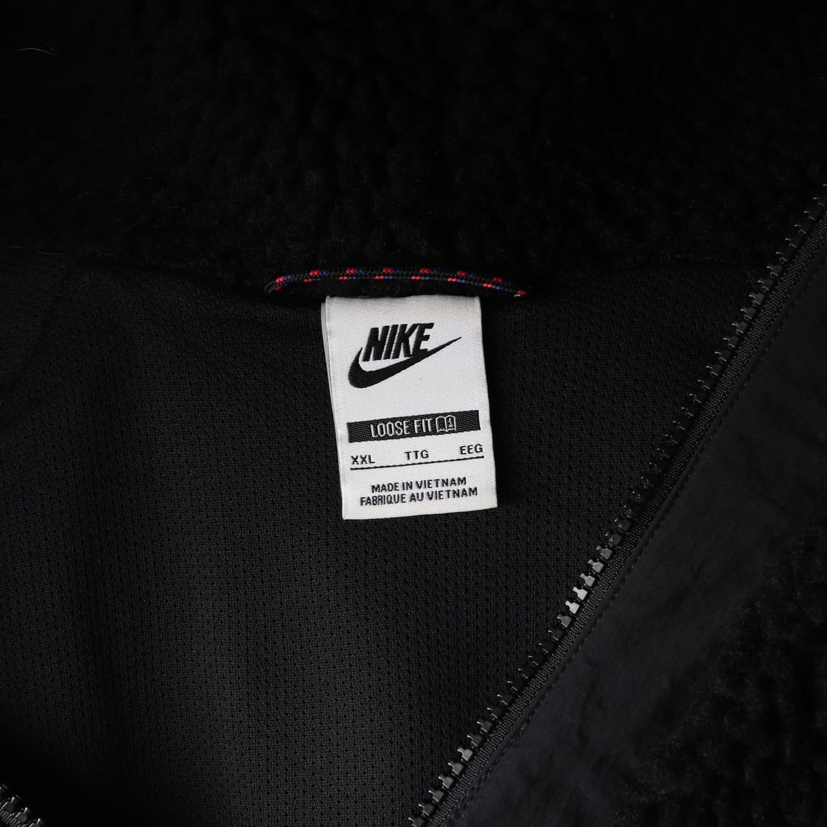 나이키 22FW 대한민국 NSW 하프 집 후드 플리스 블랙 상세 이미지 3