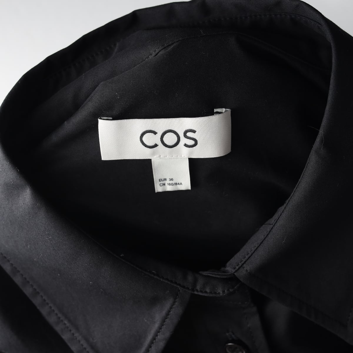 코스 COS 25SS 레이어드 트라페즈 셔츠 원피스 상세 이미지 3