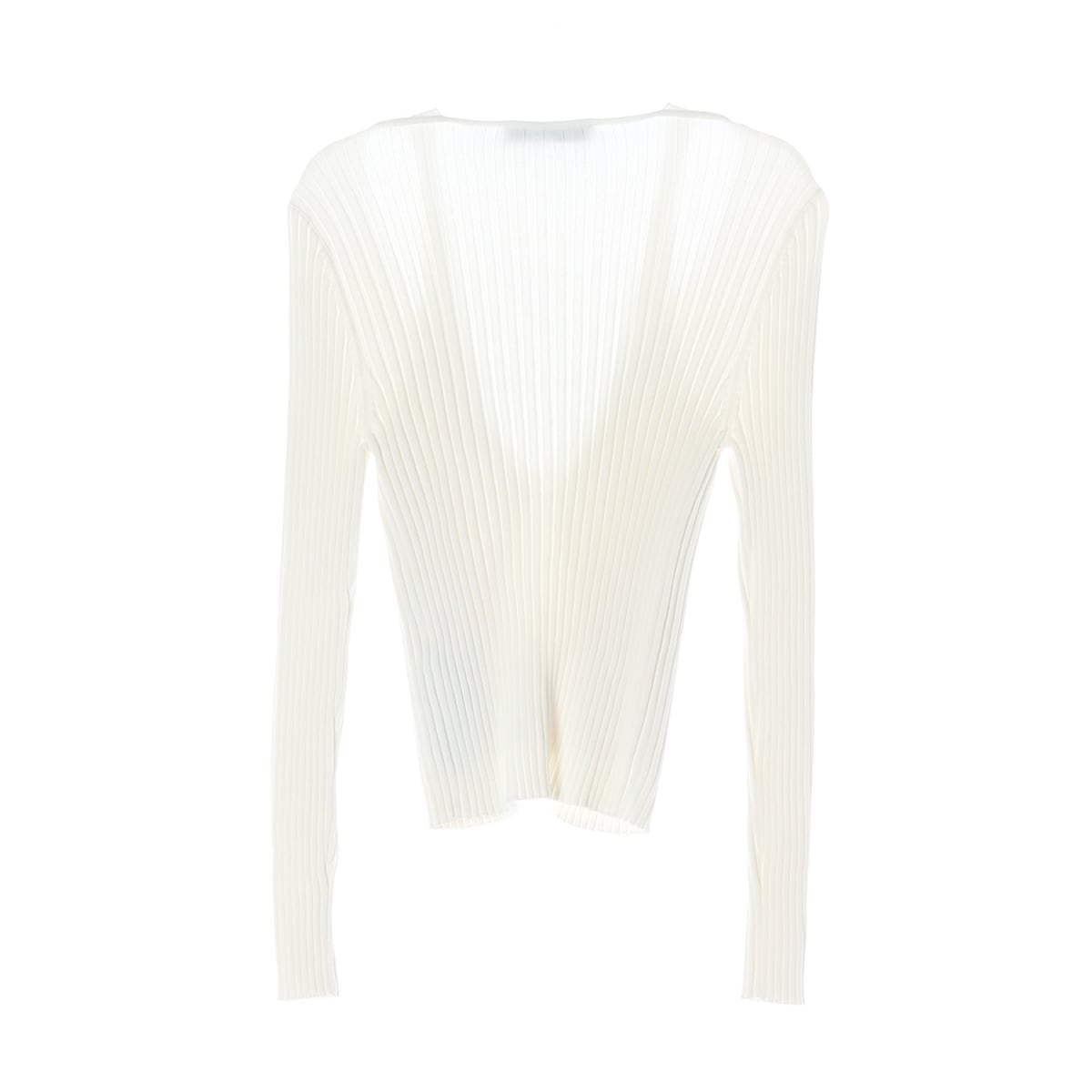 자라 ZARA 레이어드 슬릿 골지 니트 스웨터 상세 이미지 2