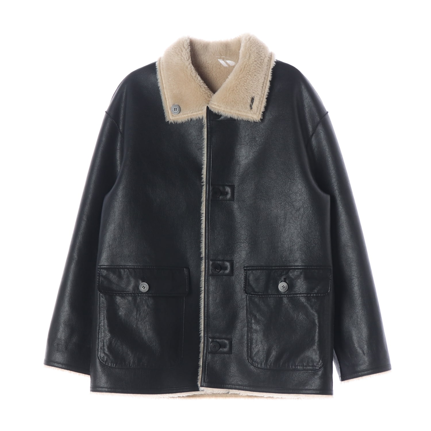 와이이 YE 24FW 리버시블 무스탕 레더 재킷 이미지 1