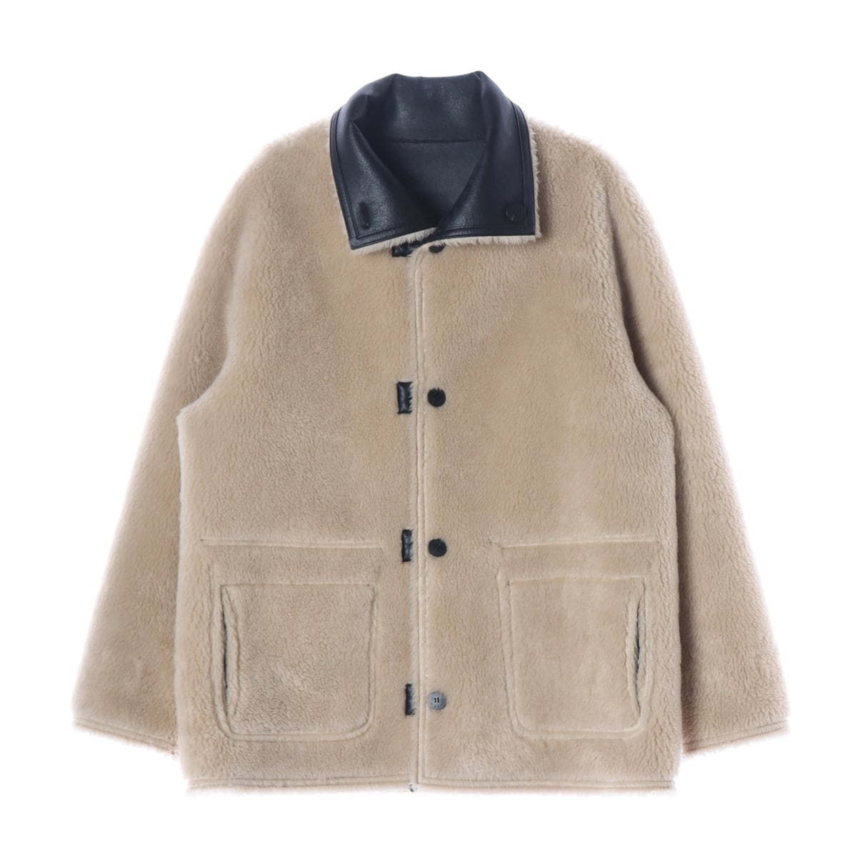 와이이 YE 24FW 리버시블 무스탕 레더 재킷 상세 이미지 3