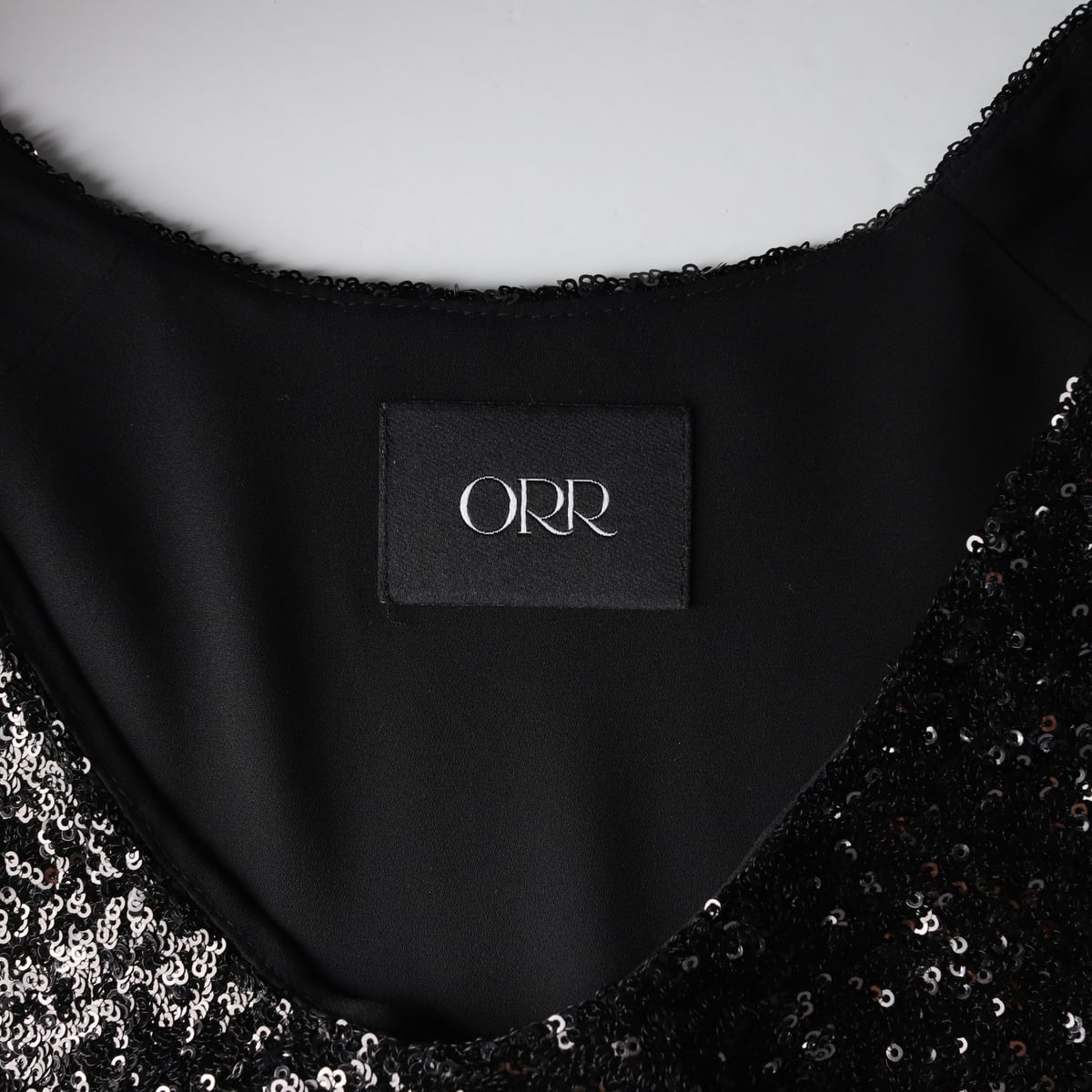 오르 ORR 21FW 스팽글 시퀸 크롭 조끼 베스트 상세 이미지 3