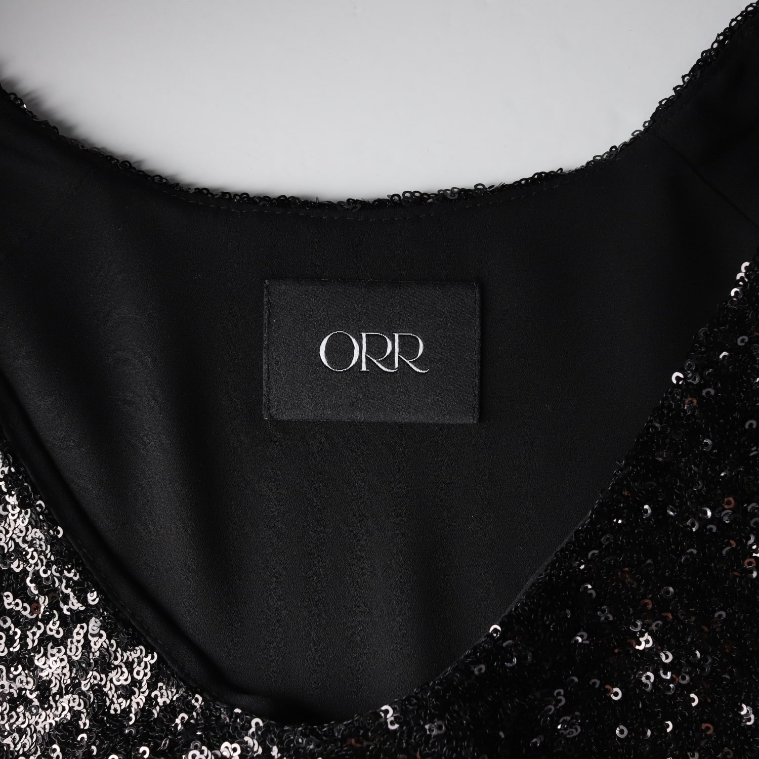 오르 ORR 21FW 스팽글 시퀸 크롭 조끼 베스트 이미지 3