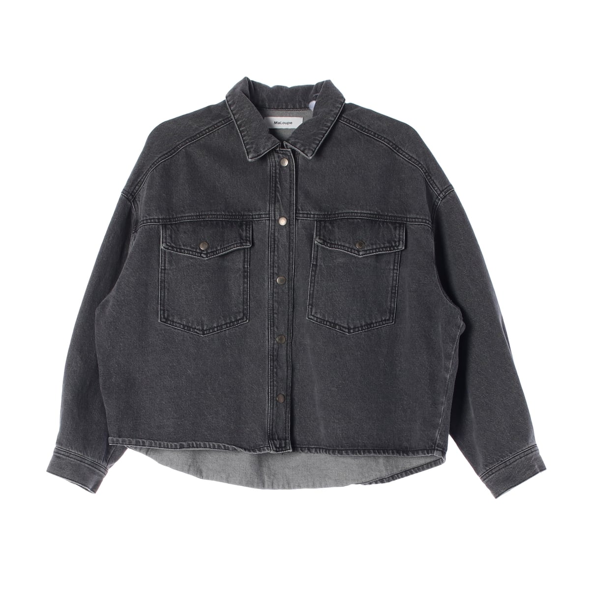마롭 22FW 오버핏 포켓 데님 재킷 다크그레이 상세 이미지 1