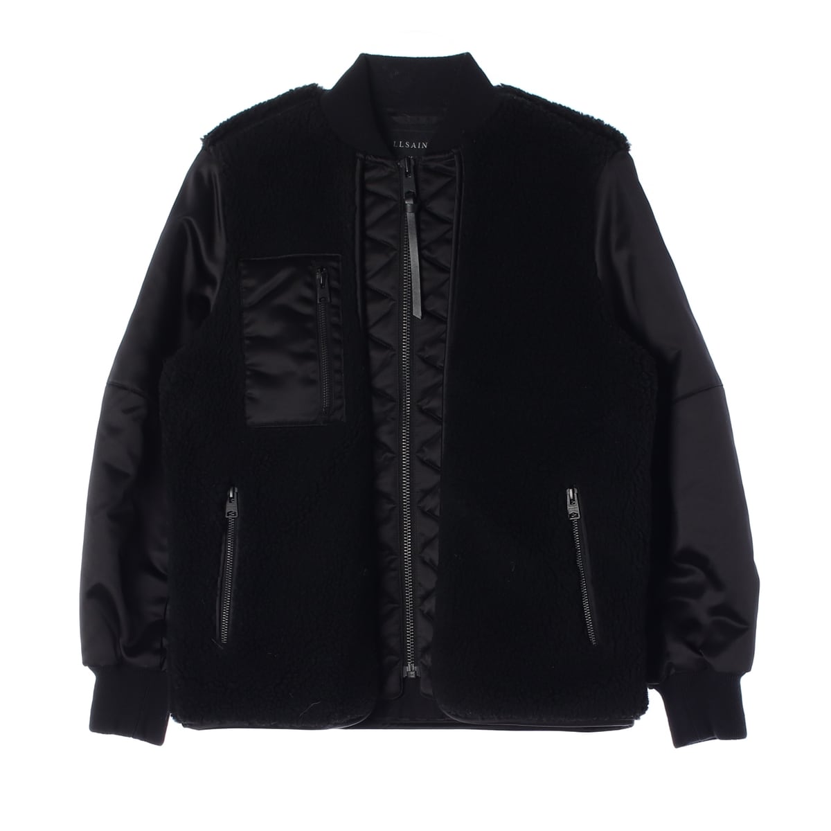 올세인츠 21FW 수리 인조 모피 봄버 점퍼 상세 이미지 1