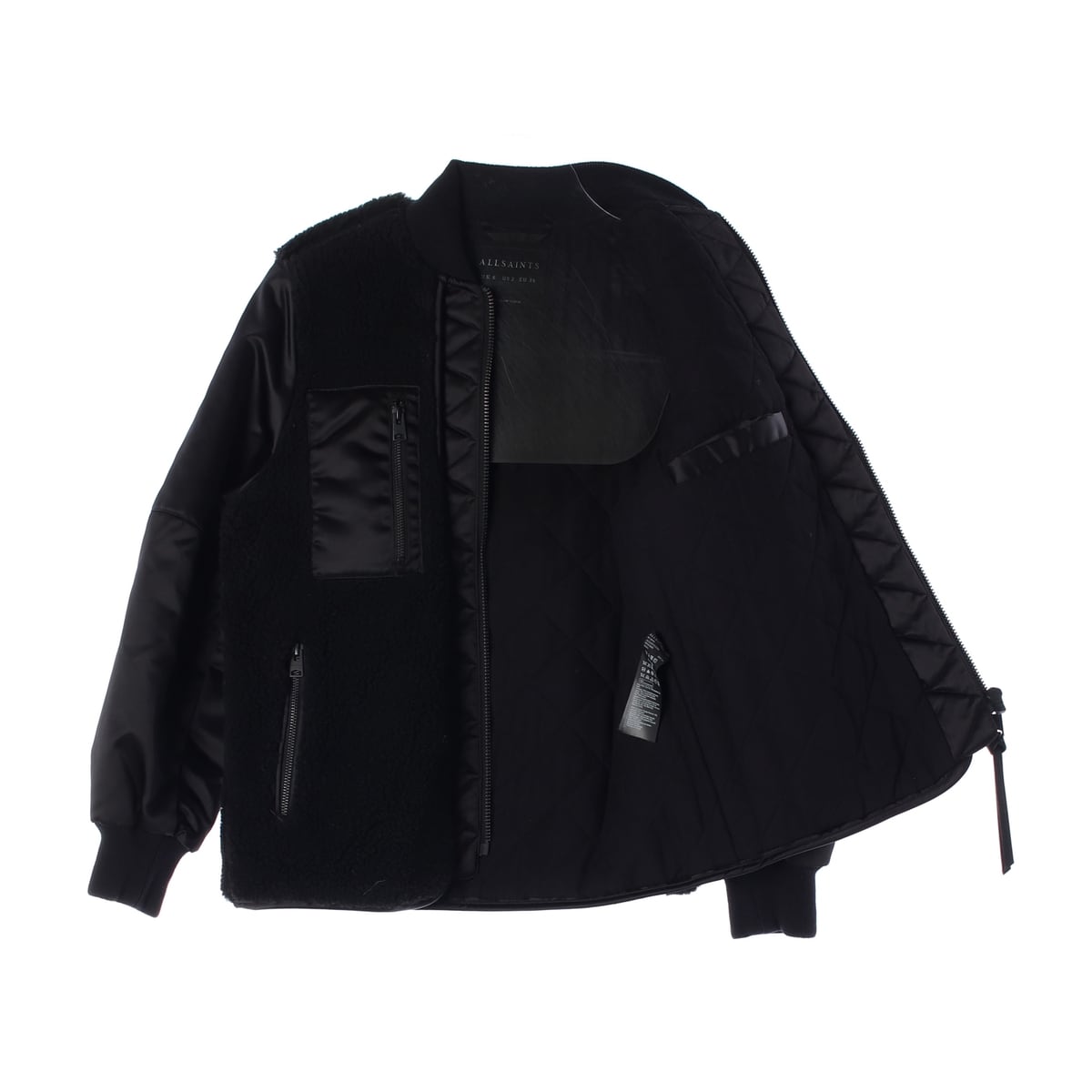 올세인츠 21FW 수리 인조 모피 봄버 점퍼 상세 이미지 2