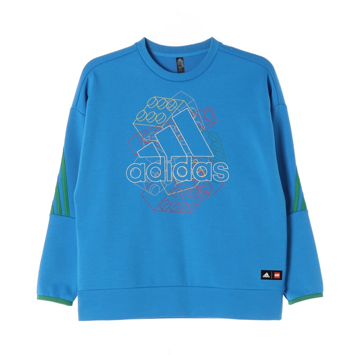 아디다스 키즈 21FW 레고 그래픽 크루넥 맨투맨 상세 이미지 1