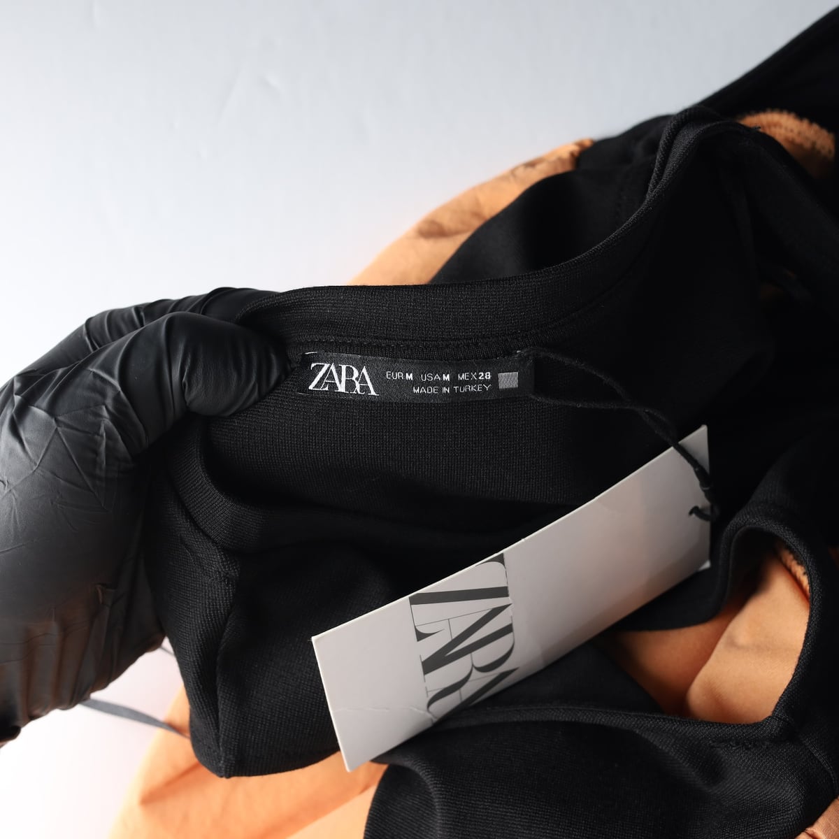 (새상품) 자라 ZARA 컬러 블록 배색 슬리브리스 롱 원피스 상세 이미지 3