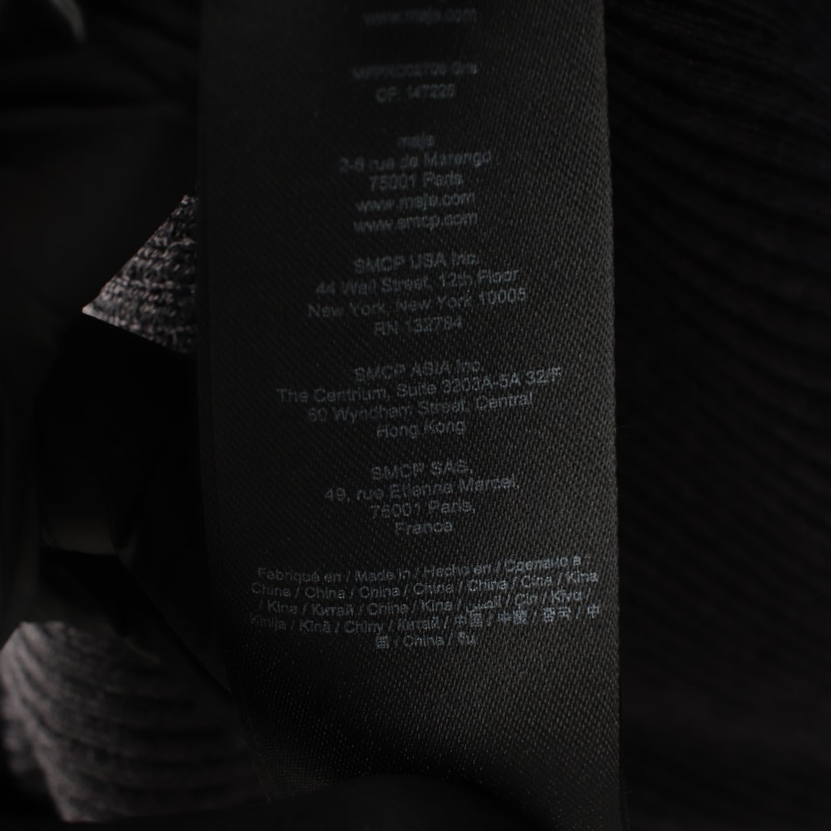마쥬 22FW 리브드 니트 원피스 상세 이미지 4