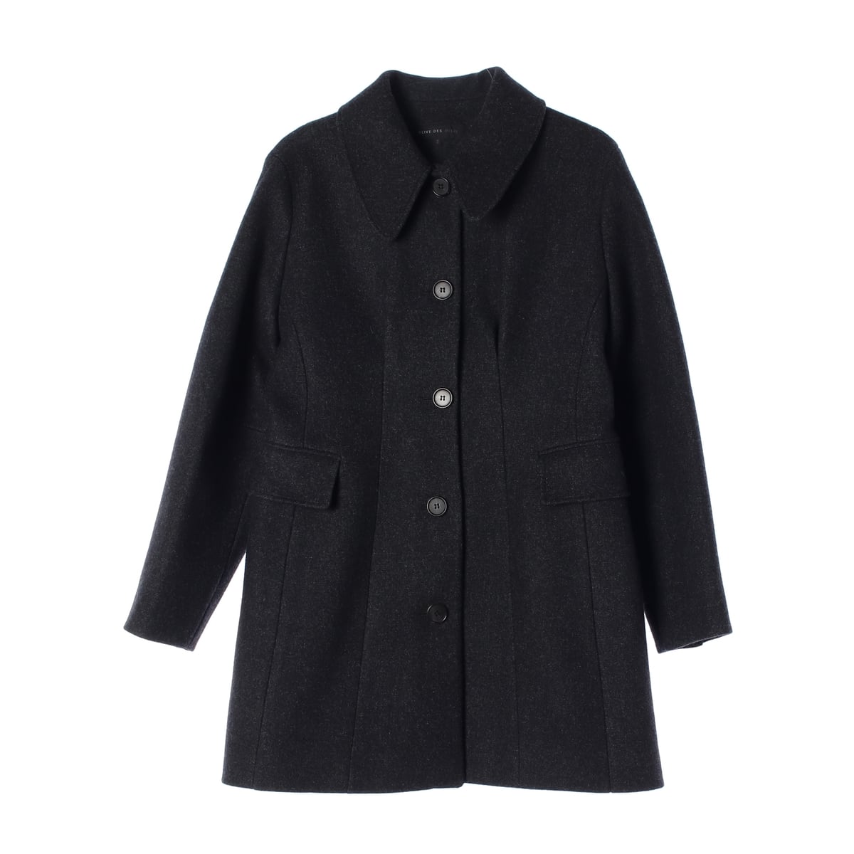 올리브데올리브 23FW 울 블렌드 숏 코트 그레이 상세 이미지 1