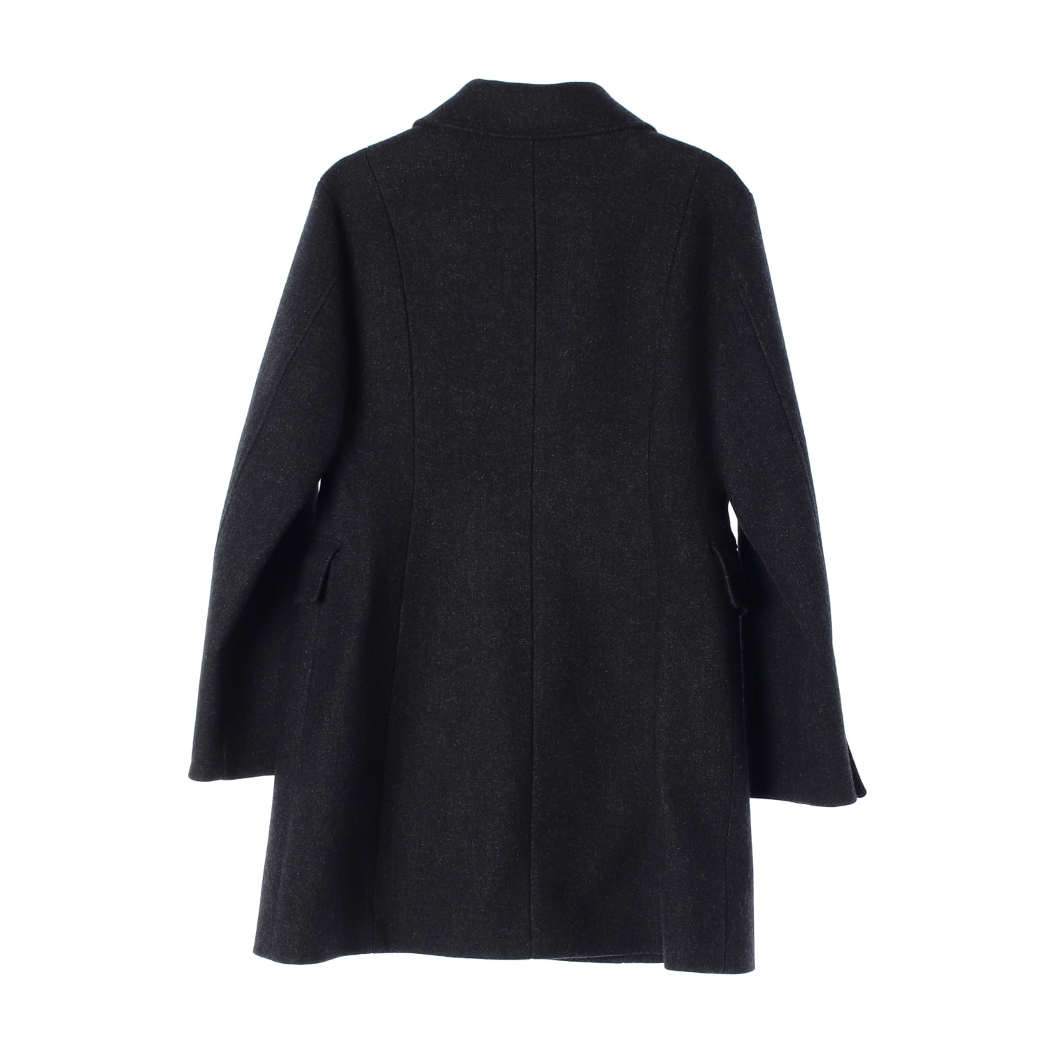 올리브데올리브 23FW 울 블렌드 숏 코트 그레이 이미지 2