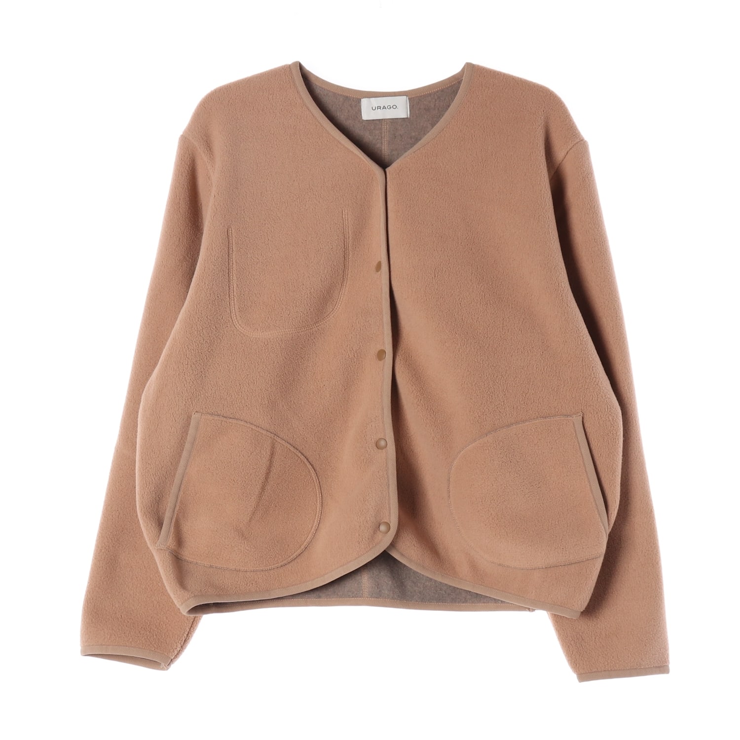 유라고 21FW 플리스 브이넥 가디건 이미지 1