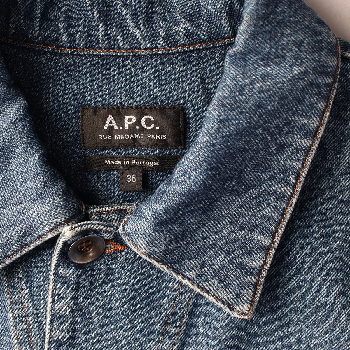 아페쎄 APC 22SS Dina디나 청자켓 버튼 데님 재킷 상세 이미지 3