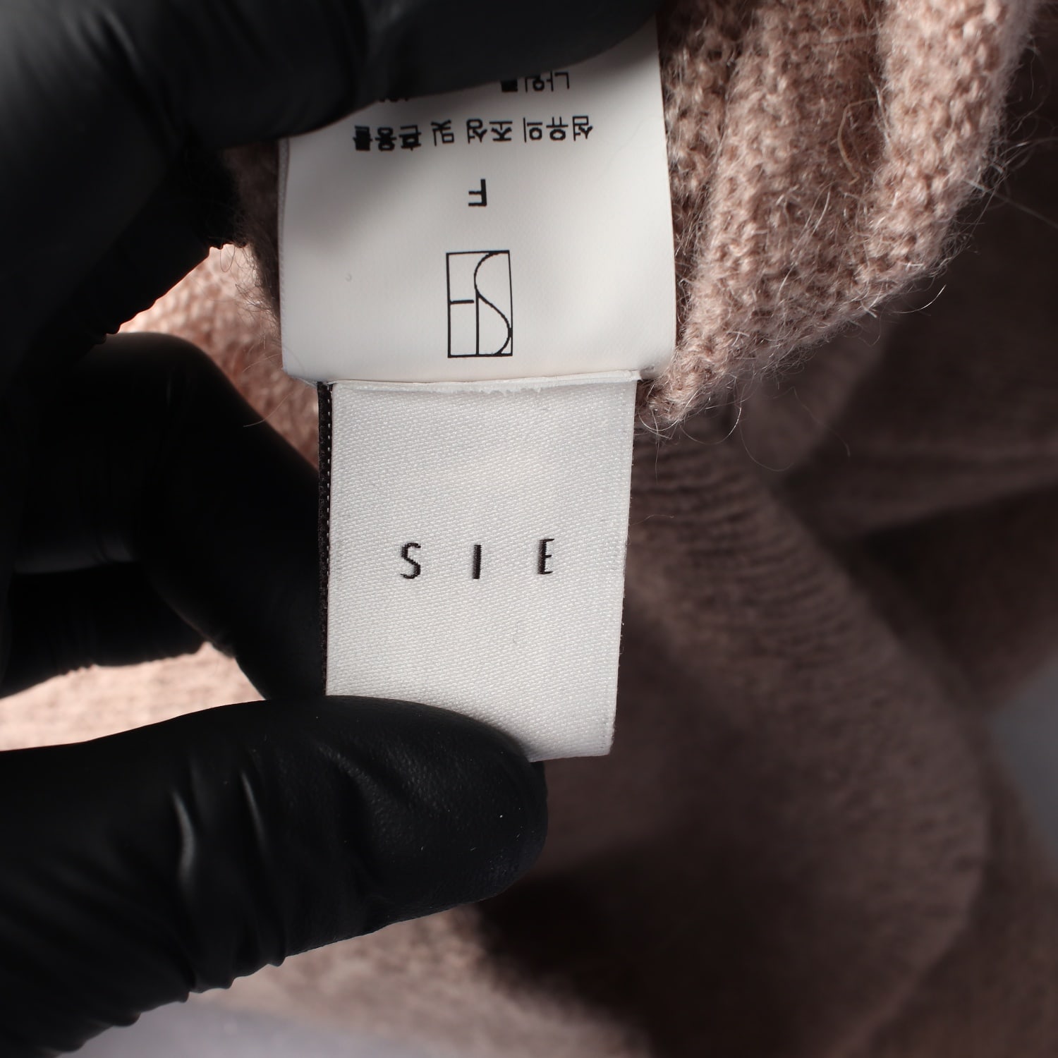 시에 SIE 21FW 모헤어 울 블렌드 러스 패널 니트 이미지 3