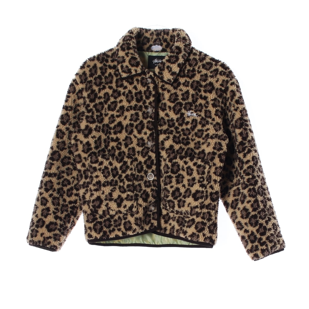 스투시 Stussy 셰르파 레오파드 플리스 재킷 상세 이미지 1