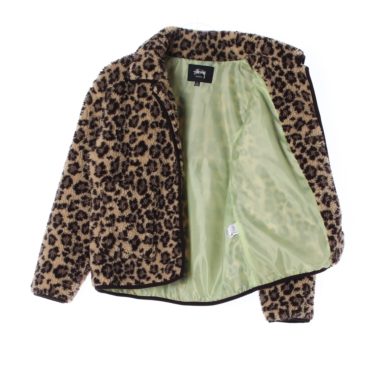 스투시 Stussy 셰르파 레오파드 플리스 재킷 상세 이미지 2
